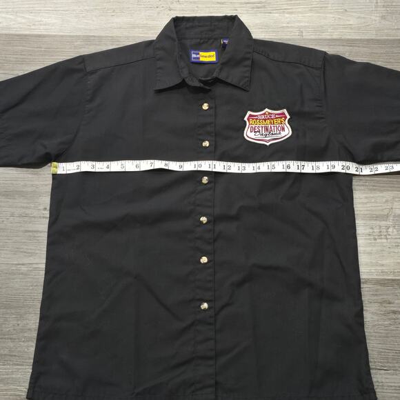 Bruce Rossmeyer's Destination Daytona Black Button Up Short Sleeve Shirt - Picture 5 of 7